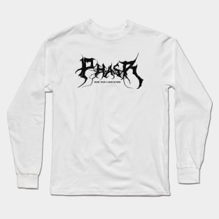 PHASR Death Metal in Black Long Sleeve T-Shirt